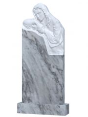 Памятник из мрамора со скорбящей (2)